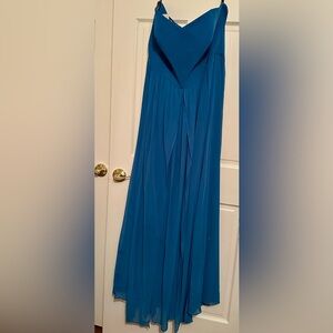 After Six Teal Blue Infinity Dress